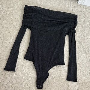 Abercrombie & Fitch Shimmering Black Top